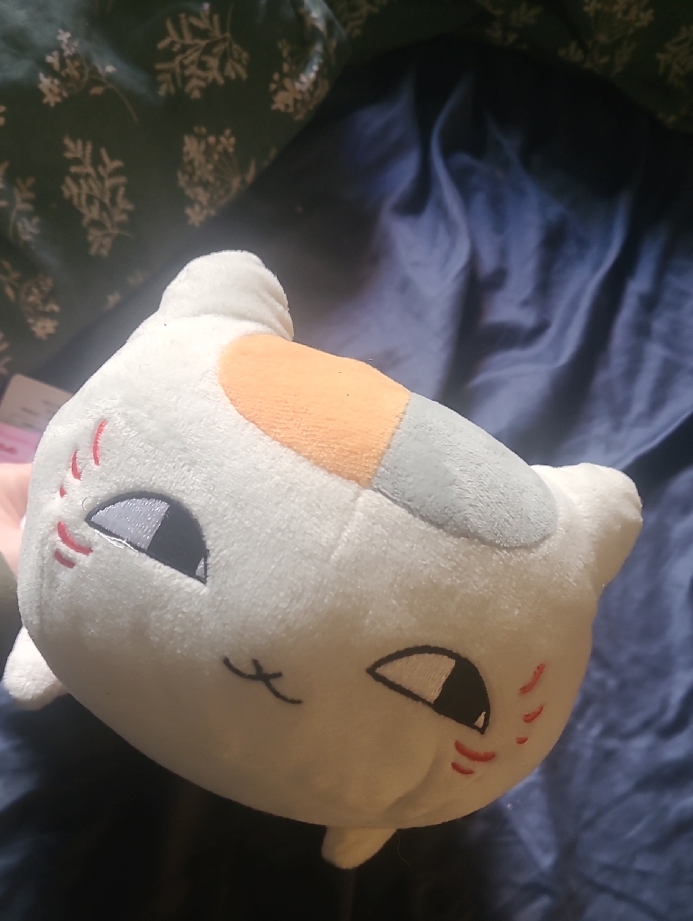 Plush Cat Toy - Cream with Orange & Gray Accent From Japan Street Vendor